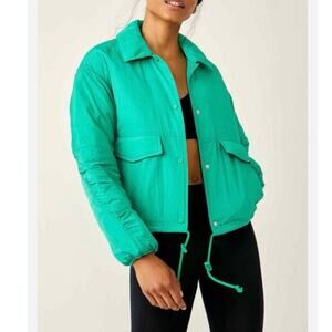 Free People Green Jacket